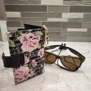 BETSEY JOHNSON CARD CASE/KEY RING